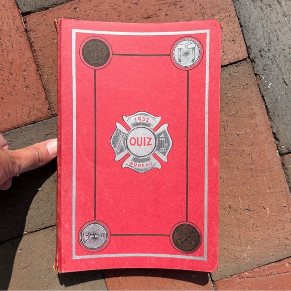 Other - 1932 New York Fire Department Firefighter Quiz Book Trial Examinations NYFD NYC